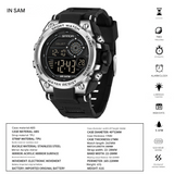Sanda Digital Sports Watch – Multifunction Student Watch with Alarm & Dual Time
