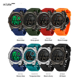Sanda Digital Sports Watch – Multifunction Student Watch with Alarm & Dual Time