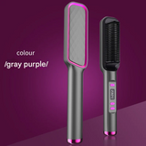 LCD Hair Straightener & Curling Comb