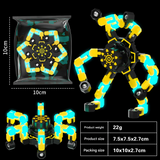 Luminous Mechanical Fidget Gyroscope Toy – ABS Finger Spinner with Steel Ball