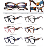 Retro Round Blue Light Glasses for Women – Large Frame Eyewear | Myopia-Ready