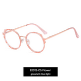 Women’s Round TR90 Blue Light Glasses Frame – Ultra-Light Full Frame Eyewear
