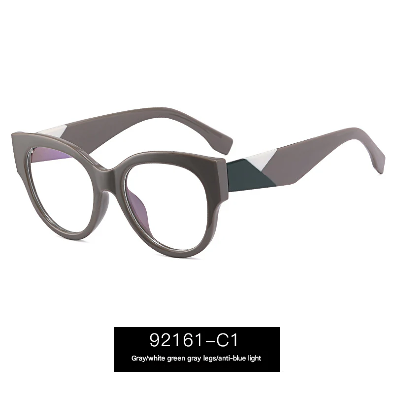 Retro Round Blue Light Glasses for Women – Large Frame Eyewear | Myopia-Ready