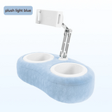 Plush Pillow Tablet & Phone Stand – Folding Lazy Holder for Bed, Sofa & Desk