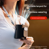 Portable Waist Clip Fan with Flashlight & Power Bank – Rechargeable