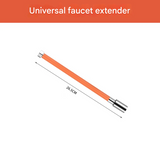 Flexible Faucet Extender for Bathroom – 360° Rotating, Splash-Proof, Universal Connector