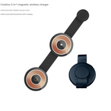 3-in-1 Foldable Magnetic Wireless Charger Fast Charging Dock for iPhone, Apple Watch & Earbuds