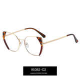 Women’s Polygon Blue Light Blocking Glasses – TR90 Full Frame Eyewear
