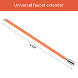 Flexible Faucet Extender for Bathroom – 360° Rotating, Splash-Proof, Universal Connector