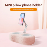 Plush Pillow Tablet & Phone Stand – Folding Lazy Holder for Bed, Sofa & Desk
