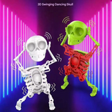 Dancing Skeleton Skull Toy – 3D Printed TikTok Trend Clockwork Figurine