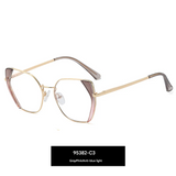 Women’s Polygon Blue Light Blocking Glasses – TR90 Full Frame Eyewear