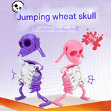 Dancing Skeleton Skull Toy – 3D Printed TikTok Trend Clockwork Figurine