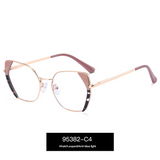 Women’s Polygon Blue Light Blocking Glasses – TR90 Full Frame Eyewear