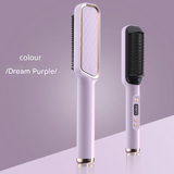 LCD Hair Straightener & Curling Comb