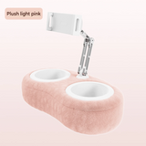 Plush Pillow Tablet & Phone Stand – Folding Lazy Holder for Bed, Sofa & Desk