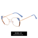 Women’s Polygon Blue Light Blocking Glasses – TR90 Full Frame Eyewear