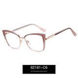 Cat-Eye Anti-Blue Light Glasses for Women – Light Luxury Optical Frame | Myopia-Ready