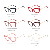 Women’s Anti-Blue Light Computer Glasses – Metal Frame With Flat Lens Eyewear