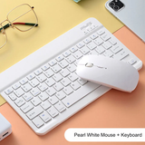 Portable Wireless Bluetooth Keyboard and Mouse Set