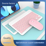 Portable Wireless Bluetooth Keyboard and Mouse Set