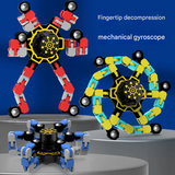 Luminous Mechanical Fidget Gyroscope Toy – ABS Finger Spinner with Steel Ball