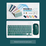 Portable Wireless Bluetooth Keyboard and Mouse Set