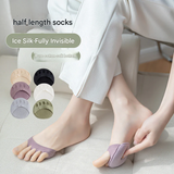 Women’s Cotton Toe Socks for Summer – Invisible Non-Slip Split-Toe Socks for High Heels