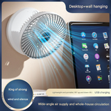 Portable USB Fan – Foldable Desktop & Wall-Mounted Air Circulation Cooling Fan for Home and Office